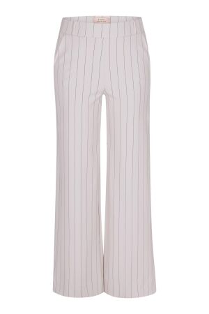 Studio Anneloes Studio Anneloes lexie bonded pinstripe trousers 13471 Broek 1474 kit/new army