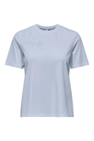 Only Only onlsophia s/s embroidery t-shirt box jrs T-shirts soft chambray