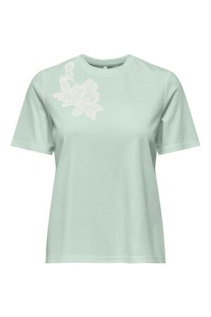 Only Only onlsophia s/s embroidery t-shirt box jrs T-shirts green lily