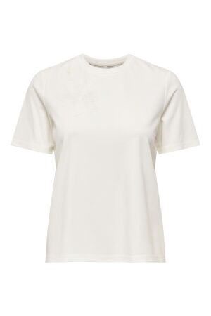 Only Only onlsophia s/s embroidery t-shirt box jrs T-shirts cloud dancer