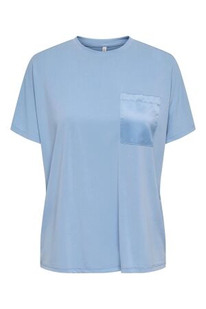 Only Only onlfree s/s pocket top jrs Tops en Singlets soft chambray