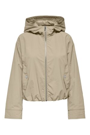 Only Only onlbealo hood jacket otw noos 15336162 Jackets humus silver trim