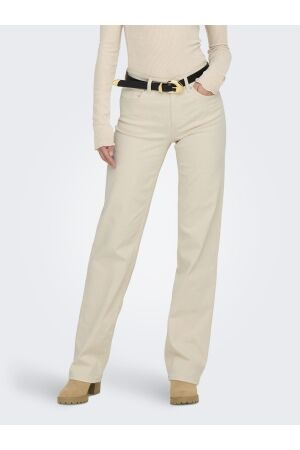 Only Only onlblush mid straight dnm dot noos 15337793 Straight leg ecru