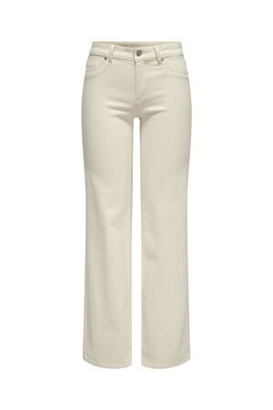 Only Only onlblush mid straight dnm dot noos 15337793 Straight leg ecru