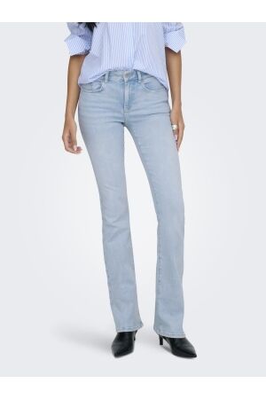 Only Only onlblush mid flared dnm cro495 noos 15363225 Flare light blue bleached denim