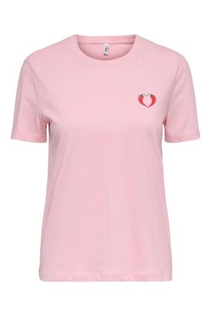 Only Only onlwindy s/s tee cs pri jrs 15376966 T-shirt Korte mouw romance rose spicy amour