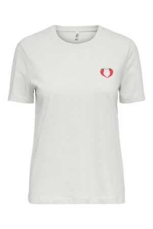 Only Only onlwindy s/s tee cs pri jrs 15376966 T-shirt Korte mouw cloud dancer spicy amour