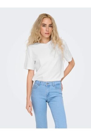 Only Only onlmonja s/s tee jrs noos 15320892 T-shirt Korte mouw white
