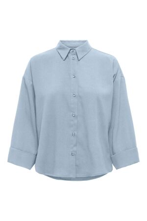 Only Only onlmeg l/s shirt cs wvn 15367635 Blouse cashmere blue