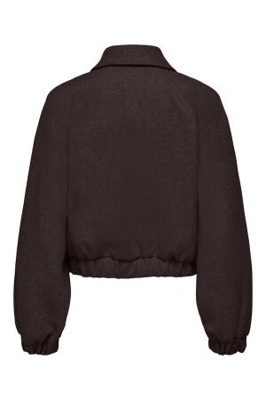 Only Only onlnancy life collar jacket cc otw 15321922 Jackets 5120798 chocolate torte melange