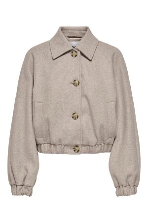 Only Only onlnancy life collar jacket cc otw 15321922 Jackets 4489569 simply taupe melange