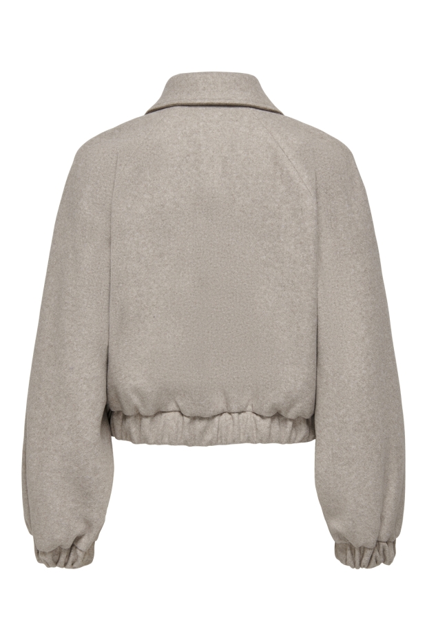 Only ONLNANCY LIFE COLLAR JACKET CC OTW 15321922 4489569 Simply Taupe Melange