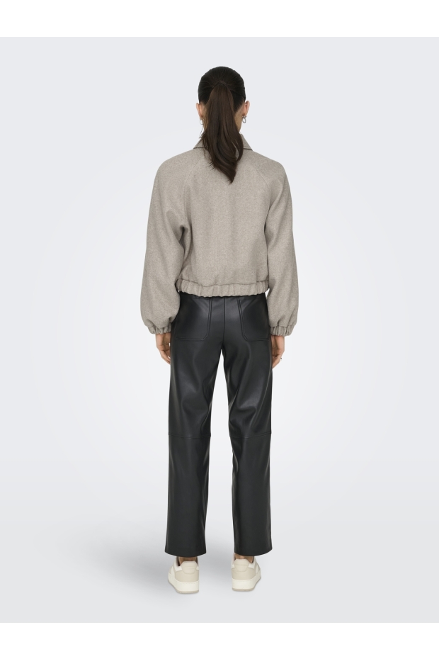 Only ONLNANCY LIFE COLLAR JACKET CC OTW 15321922 4489569 Simply Taupe Melange