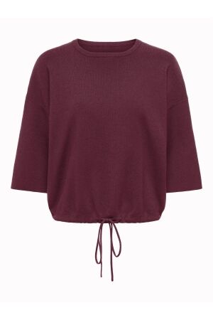 Only Only onlsiteri ss loose tie o-neck top cc knt 15374939 Trui korte mouw 5025822 fig