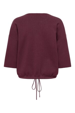 Only Only onlsiteri ss loose tie o-neck top cc knt 15374939 Trui korte mouw 5025822 fig