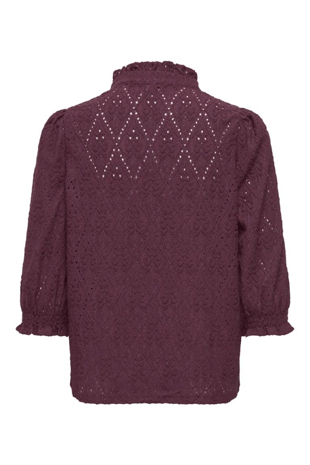 Only ONLZIGGY S/S FRILL TOP CC JRS 15377146 5101261 Fig
