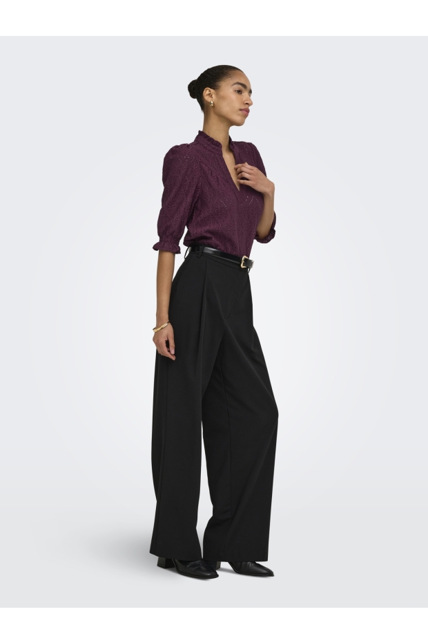 Only ONLZIGGY S/S FRILL TOP CC JRS 15377146 5101261 Fig