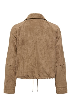 Only Only onllixa l/s faux suede jacket cc pnt 15376829 Jackets 5044798 bison
