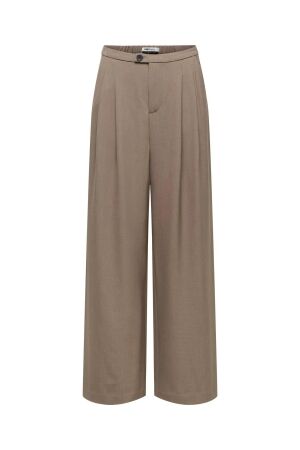 Only Only onlsvea hw wide pant cc tlr 15351068 Broek 5049466 walnut melange