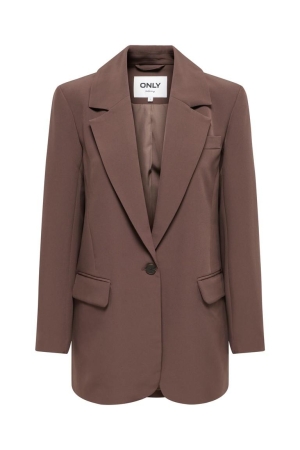Only Only onllana-berry l/s slit blazer cc tlr 15377075 Blazers 5049901 chocolate martini