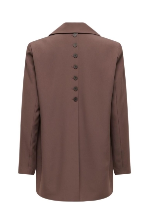 Only Only onllana-berry l/s slit blazer cc tlr 15377075 Blazers 5049901 chocolate martini