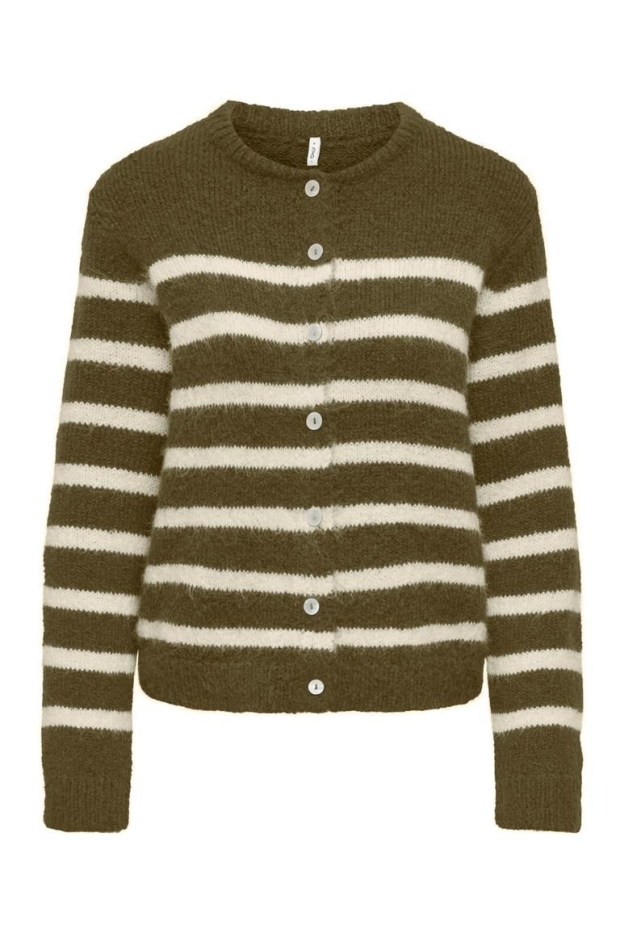 Only ONLMAGGIE LS BASEBALL NECK CARDI CC KNT 15375125 5101361 Beech Birch/Mel/FMOP Button