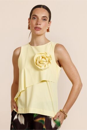 Studio Anneloes Studio Anneloes monty top 13830 Tops en Singlets 2100 butter yellow