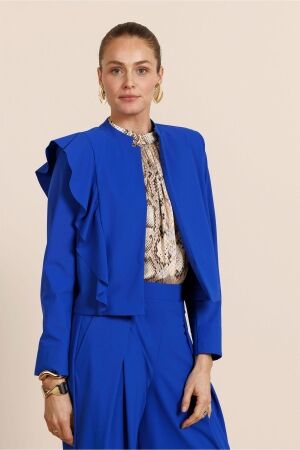 Studio Anneloes Studio Anneloes jolijn bonded jacket 13835 Jackets 7301 electric blue