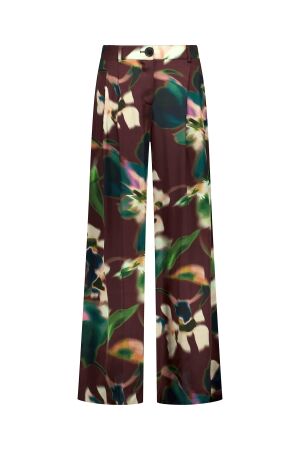 Studio Anneloes Studio Anneloes sien satin flower trousers 13840 Broek 9997 multi color