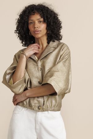 Studio Anneloes Studio Anneloes judy dot jacket 13872 Jackets 2200 latte