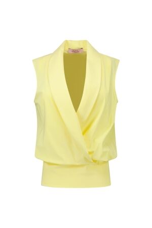 Studio Anneloes Studio Anneloes hanne wrap top 13878 Tops en Singlets 2100 butter yellow