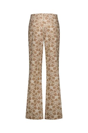 Studio Anneloes Studio Anneloes marilon broderie trousers 13886 Broek 2217 latte/ecru