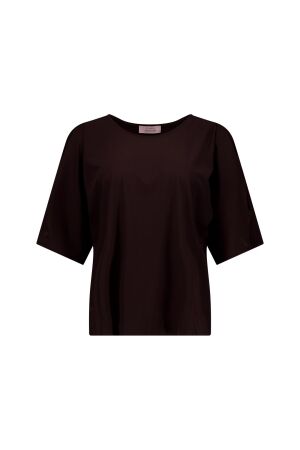 Studio Anneloes Studio Anneloes fiore t-shirt 13913 T-shirt Korte mouw 8700 espresso
