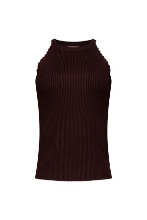 Studio Anneloes Studio Anneloes fiona singlet 13919 Tops en Singlets 8700 espresso