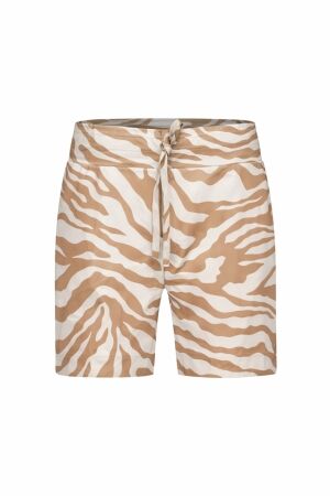 Studio Anneloes Studio Anneloes city zebra shorts 13896 Korte broeken 2217 latte/ecru