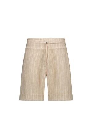 Studio Anneloes Studio Anneloes city stripe bermuda 13897 Korte broeken 2226 latte/orchid orange