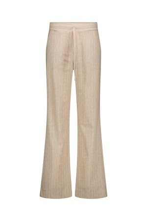 Studio Anneloes Studio Anneloes abigail stripe trousers 13898 Broek 2226 latte/orchid orange