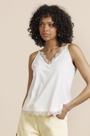 Studio Anneloes Studio Anneloes mitzie lace top 13852 Tops en Singlets 1700 ecru