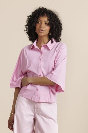 Studio Anneloes Studio Anneloes geesje butterfly blouse 13853 Blouse 4400 pop pink