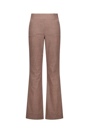 Studio Anneloes Studio Anneloes flair linen look trousers 13855 Flared 2200 latte