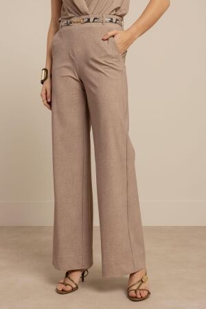 Studio Anneloes Studio Anneloes lexie linen look trousers 13856 Broek 2200 latte