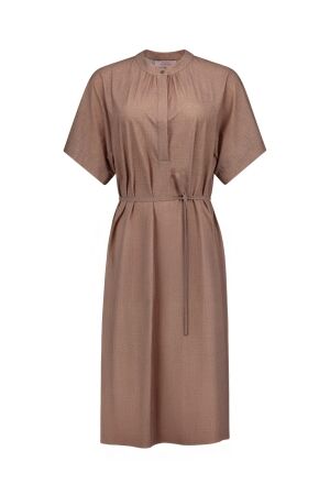 Studio Anneloes Studio Anneloes lissy linen look dress 13861 Jurk 2200 latte