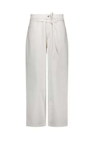 Studio Anneloes Studio Anneloes babet denim trousers 13922 Loose fit 1100 off white