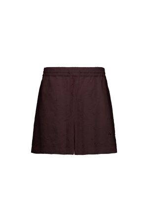 Studio Anneloes Studio Anneloes zena broderie shorts 13941 Korte broeken 8700 espresso