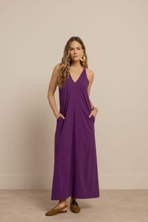 Studio Anneloes Studio Anneloes norah 2way dress 13966 Jurk 5800 plum
