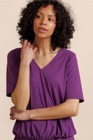 Studio Anneloes Studio Anneloes vicky shirt 13967 T-shirt Korte mouw 5800 plum
