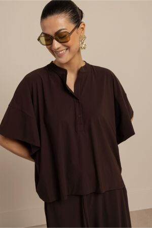 Studio Anneloes Studio Anneloes laureen blouse 13930 Blouse 8700 espresso