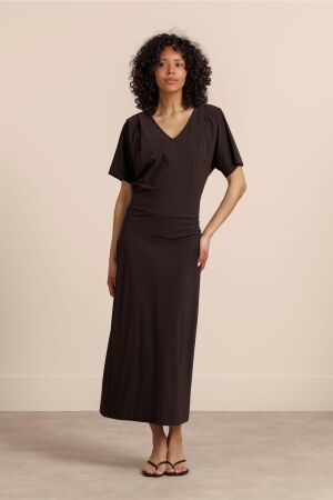 Studio Anneloes Studio Anneloes ivey dress 13932 Jurk 8700 espresso