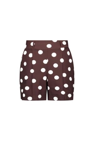 Studio Anneloes Studio Anneloes lisanne dot shorts 13935 Korte broeken 8717 espresso/ecru