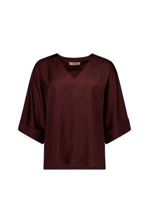 Studio Anneloes Studio Anneloes madison satin top 13947 Tops en Singlets 8600 chestnut